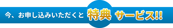 特典サービス