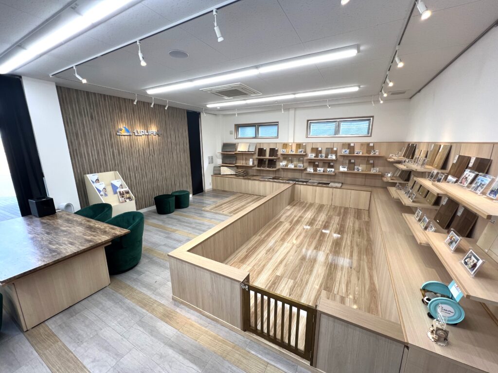 ペット用フロアコーティング 郡山ショールーム