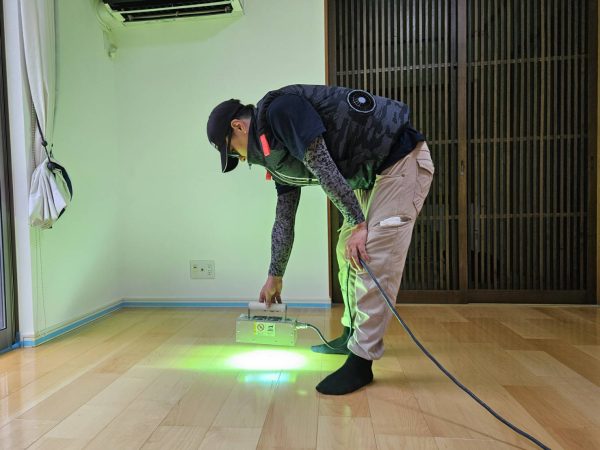 施工前の様子
東京都練馬区大泉町の中古戸建（築１０年）に、ガラスUVコーティングの施工をさせていただきました。