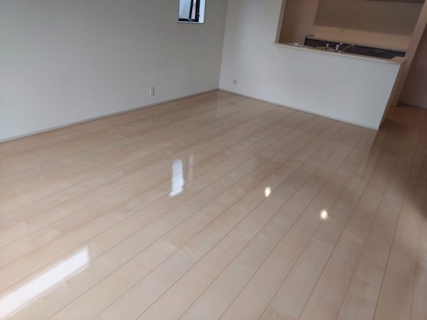 宮城県柴田郡大河原町 フロアコーティング 施工後 UVコーティング