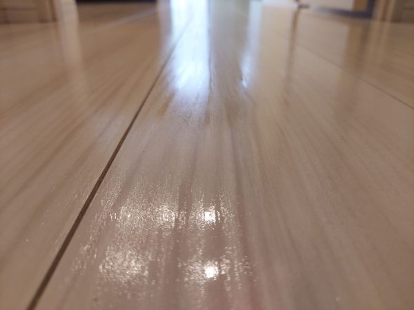 横浜市青葉区 フロアコーティング 施工後 わんスマイルコート