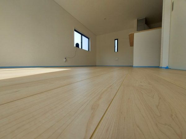 福島県いわき市小名浜林ノ上　フロアコーティング 施工前の様子