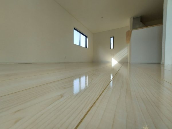福島県いわき市小名浜林ノ上　フロアコーティング 施工後 UVコーティング