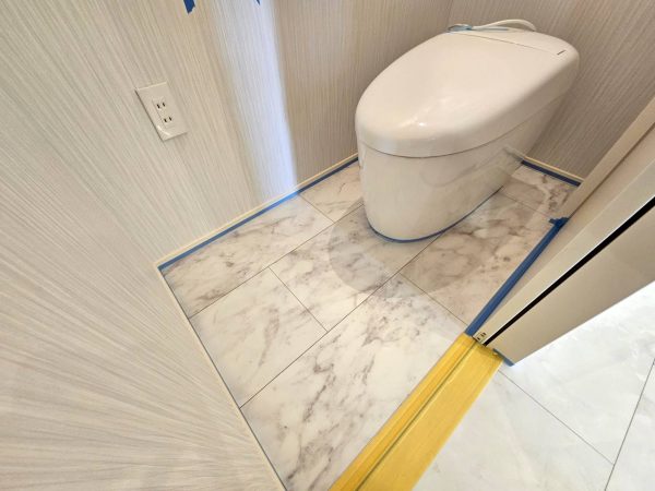 湿気の多い洗面所やトイレの床