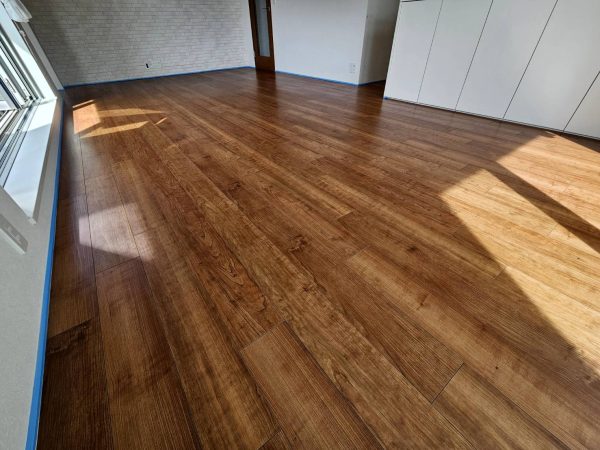 東京都日野市栄町 フロアコーティング 施工前の様子