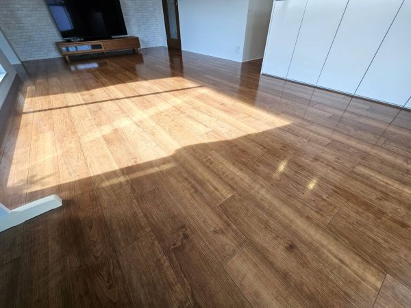 東京都日野市栄町 フロアコーティング 施工後 わんスマイルコート