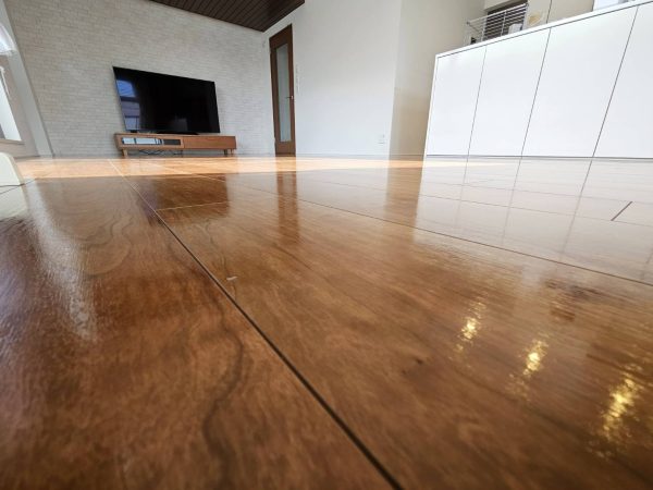 東京都日野市栄町 フロアコーティング 施工後 わんスマイルコート