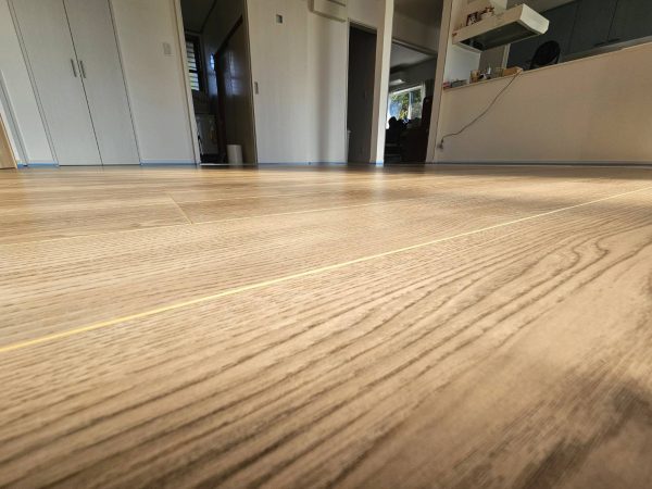 群馬県渋川市祖母島 フロアコーティング 施工前の様子