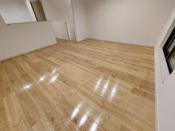 東京都江東区青海 フロアコーティング 施工後 わんスマイルコート