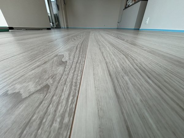 東京都中央区明石町 フロアコーティング 施工前の様子