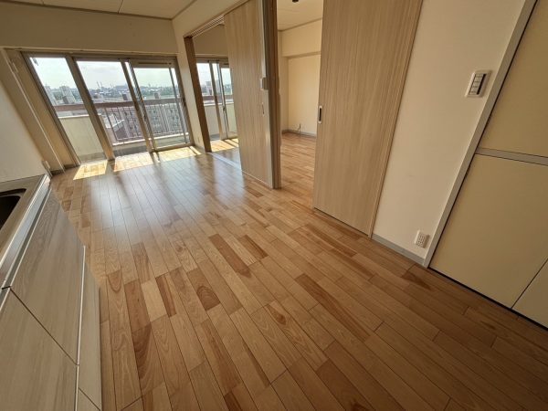 東京都板橋区高島平 フロアコーティング 施工後 ガラスコーティング
