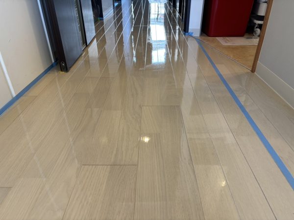 埼玉県朝霞市三原 フロアコーティング 施工前の様子