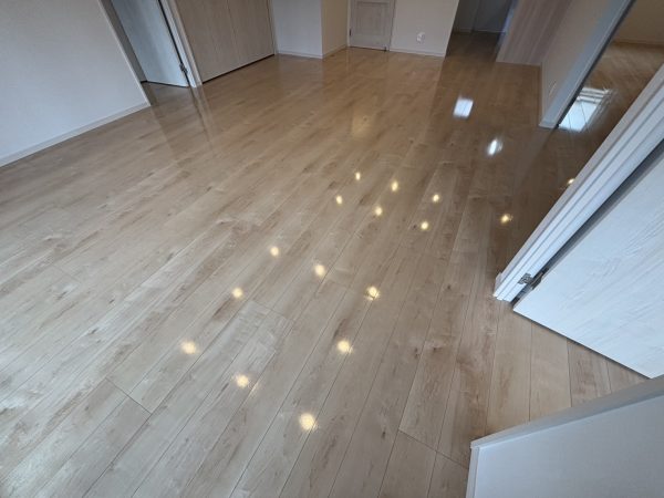 神奈川県横浜市栄区 フロアコーティング 施工後 わんスマイルコート