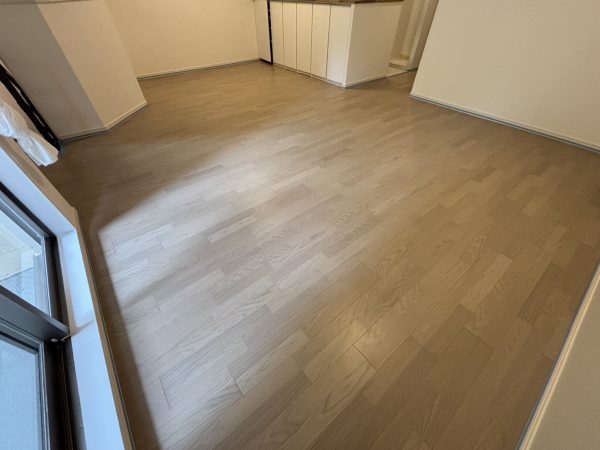 神奈川県横浜市都筑区 フロアコーティング 施工前の様子