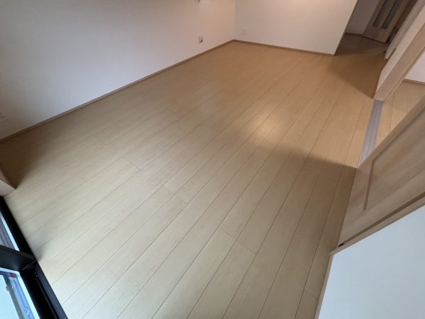 埼玉県さいたま市岩槻区 フロアコーティング 施工前の様子