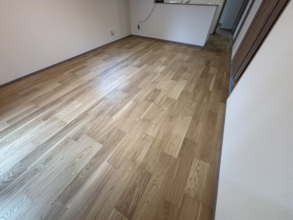 千葉県市川市八幡 フロアコーティング 施工前の様子