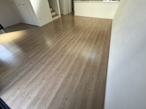 埼玉県川越市霞ヶ関北 フロアコーティング 施工後の様子