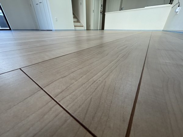 埼玉県川越市霞ヶ関北 フロアコーティング 施工前の様子