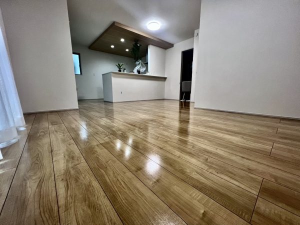 東京都東久留米市野火止 フロアコーティング 施工後の様子