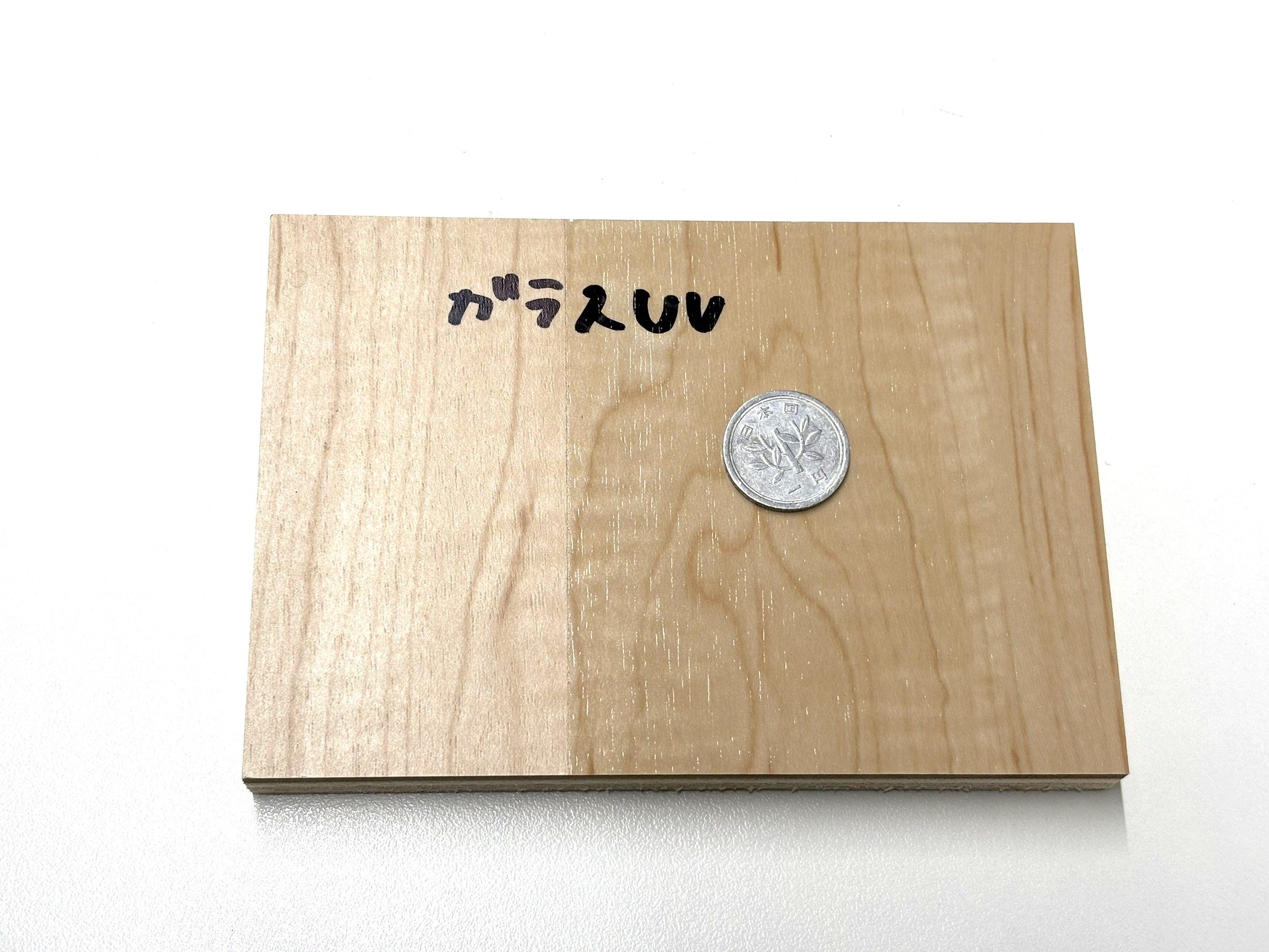 1円玉でキズをつけてみる(耐久性チェック)