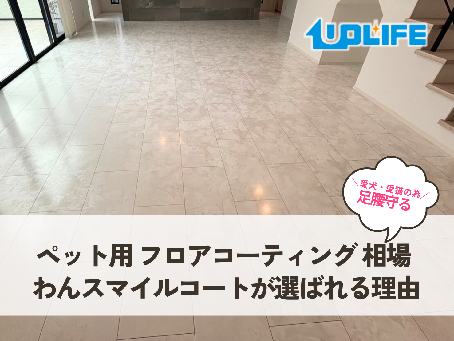 ペット用 フロアコーティング 相場｜わんスマイルコートが選ばれる理由