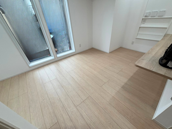 東京都荒川区西尾久 フロアコーティング 施工前の様子