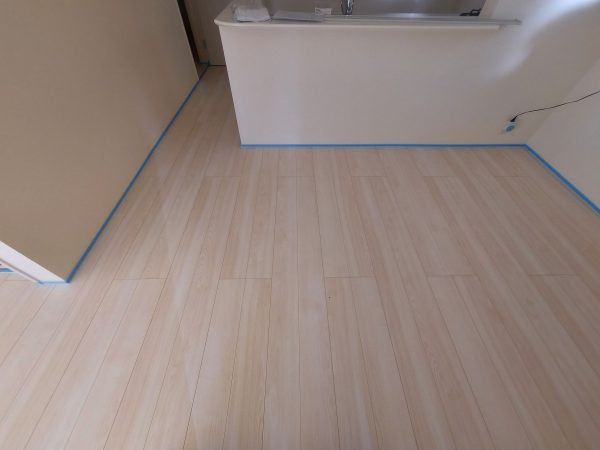 福島県いわき市平字東町 フロアコーティング 施工前の様子