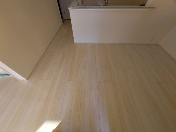 福島県いわき市平字東町フロアコーティング 施工後 ガラスUVコーティング