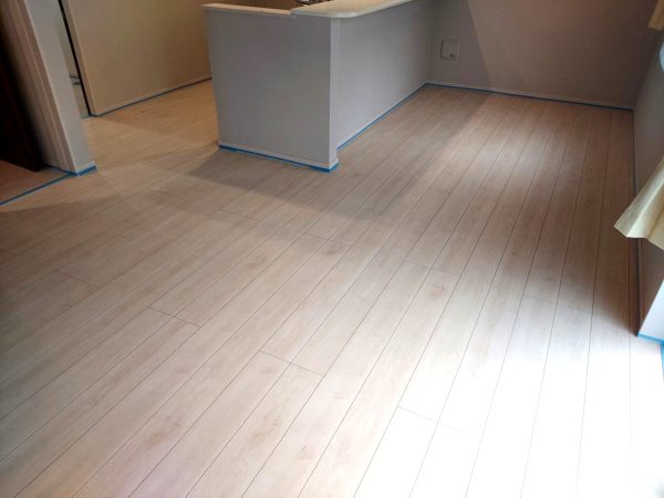 神奈川県横浜市保土ヶ谷区 フロアコーティング 施工前の様子