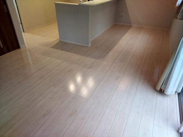 神奈川県横浜市保土ヶ谷区 フロアコーティング 施工後 わんスマイルコート