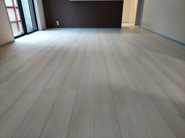 福島県いわき市小名浜諏訪町 フロアコーティング 施工前の様子