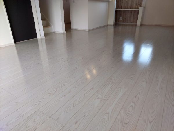 東京都立川市砂川町 フロアコーティング 施工後 ガラスUVコーティング