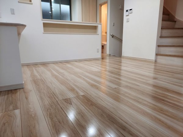 東京都江戸川区松江 フロアコーティング 施工後 わんスマイルコート