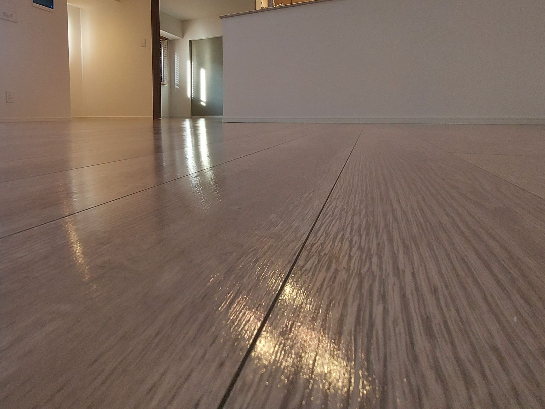 神奈川県横浜市青葉区 フロアコーティング 施工後 わんスマイルコート