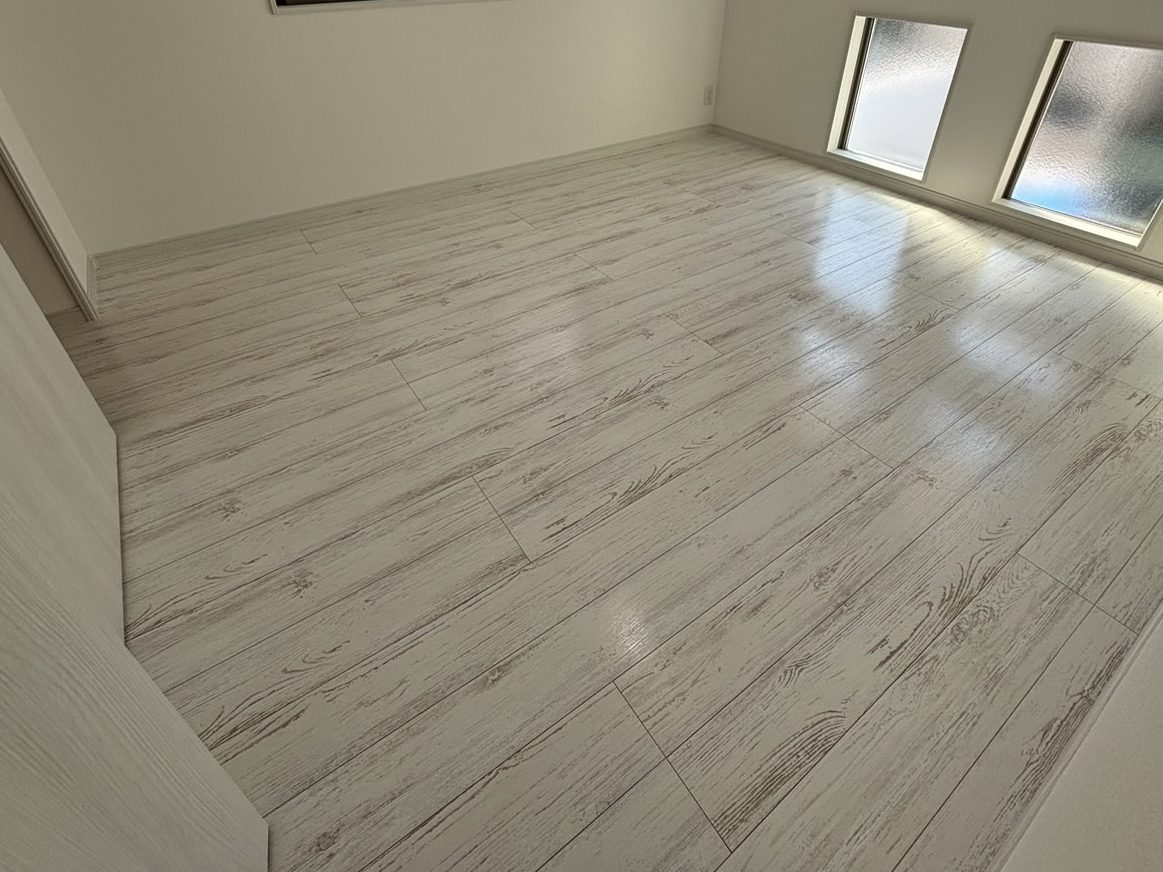 東京都江東区青海 フロアコーティング 施工後 わんスマイルコート