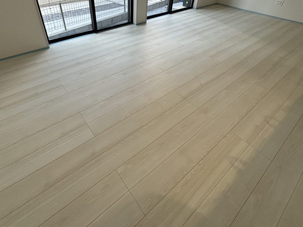 東京都中央区明石町 フロアコーティング 施工前の様子