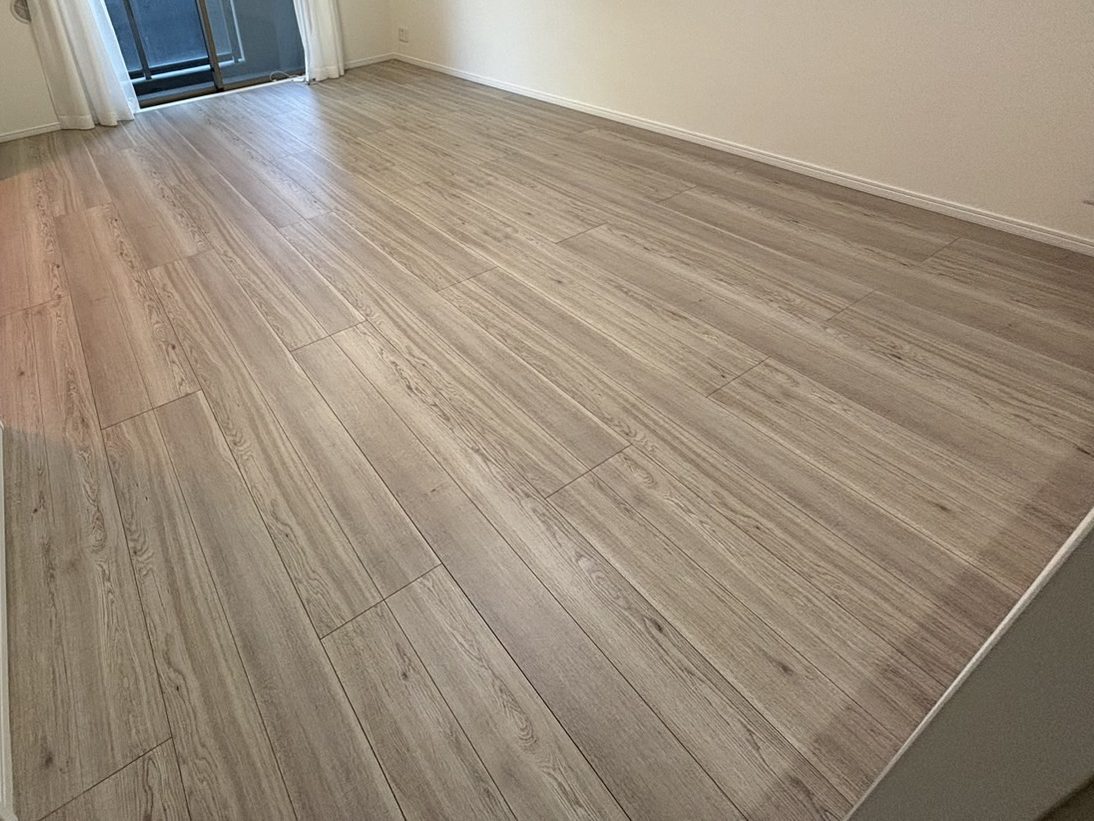 神奈川県川崎市川崎区 フロアコーティング 施工前の様子