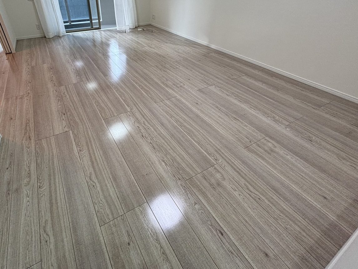 神奈川県川崎市川崎区 フロアコーティング 施工後 わんスマイルコート