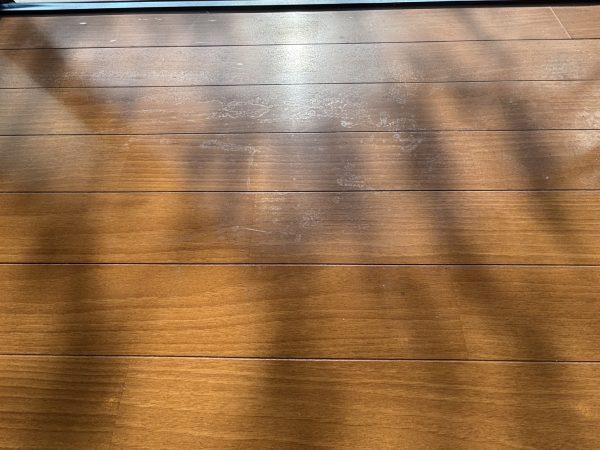 千葉県山武郡横芝光町 フロアコーティング 施工前の様子