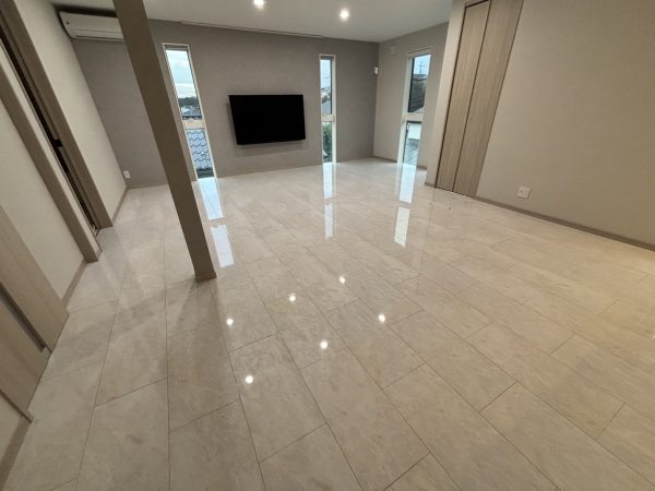 東京都町田市広袴 フロアコーティング 施工後 UVコーティング