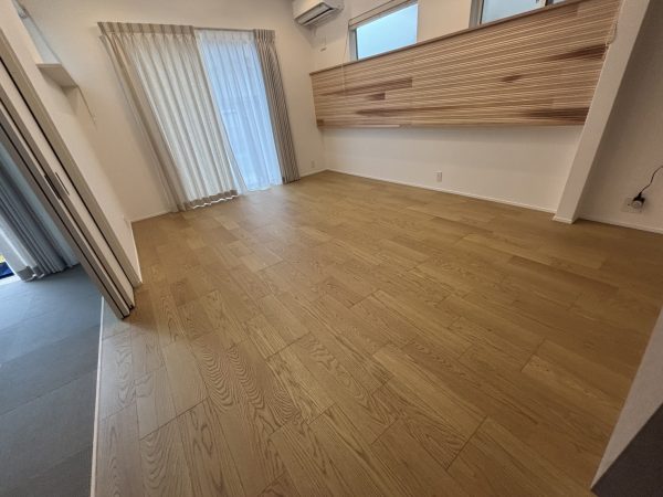 千葉県船橋市前原東 フロアコーティング 施工前の様子