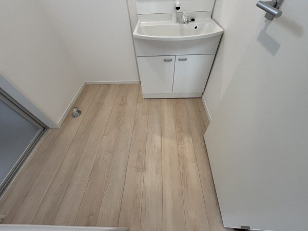 福島県いわき市泉玉露 フロアコーティング 施工前 ガラスUVコーティング