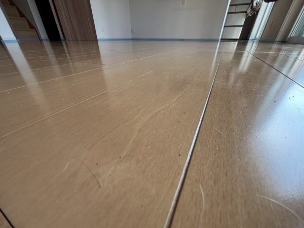 栃木県下都賀郡野木町友沼 フロアコーティング 施工前の様子