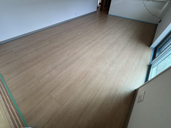 神奈川県横浜市瀬谷区フロアコーティング 施工前 ガラスUVコーティング