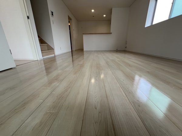 神奈川県横浜市保土ヶ谷区 フロアコーティング 施工後 ガラスUVコーティング