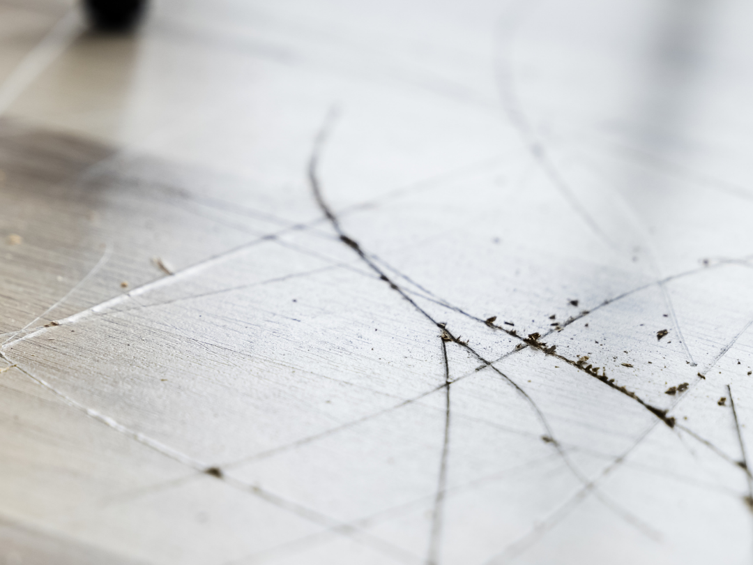 キズがつきやすい床