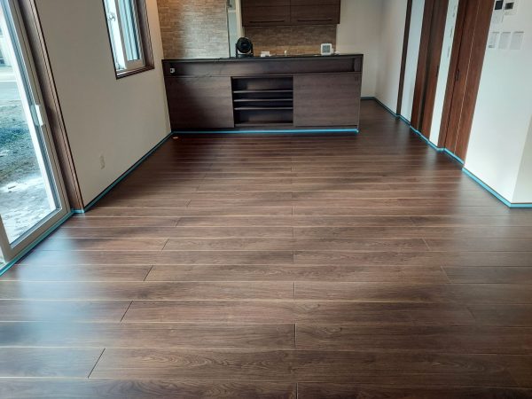 山形県東置賜郡高畠町 フロアコーティング 施工前の様子