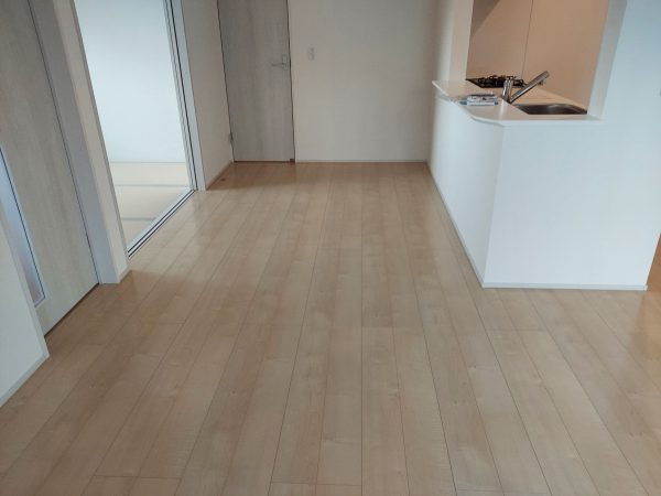 福島県いわき市フロアコーティング 施工後 ガラスコーティング