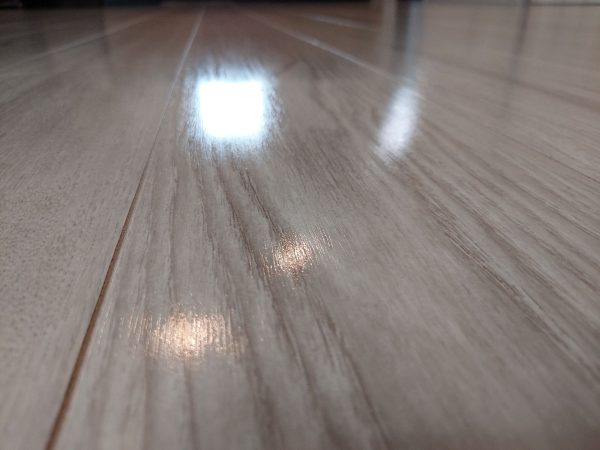 新潟県三条市 フロアコーティング 施工後 わんスマイルコート