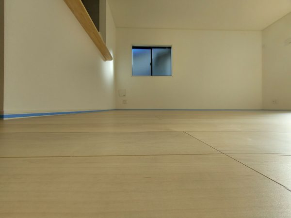 福島県いわき市小名浜君ヶ塚町 フロアコーティング 施工前の様子